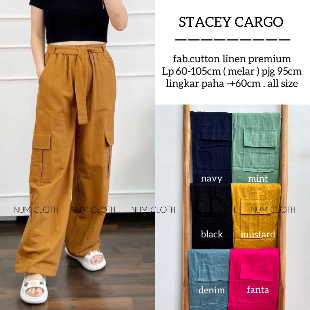 Stacey cargo pant wanita