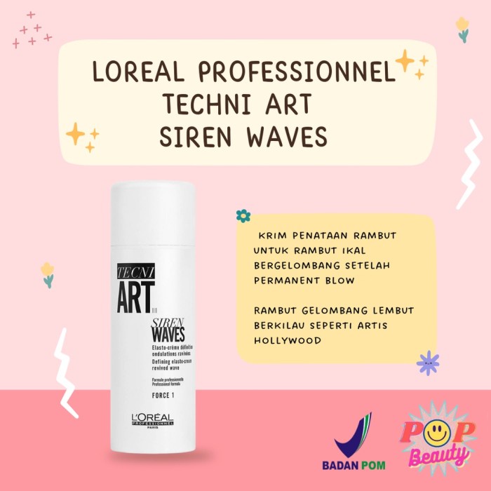 LOREAL TECNI ART HOLLYWOOD SIREN WAVES 150 ML CURLY CREAM HAIR
