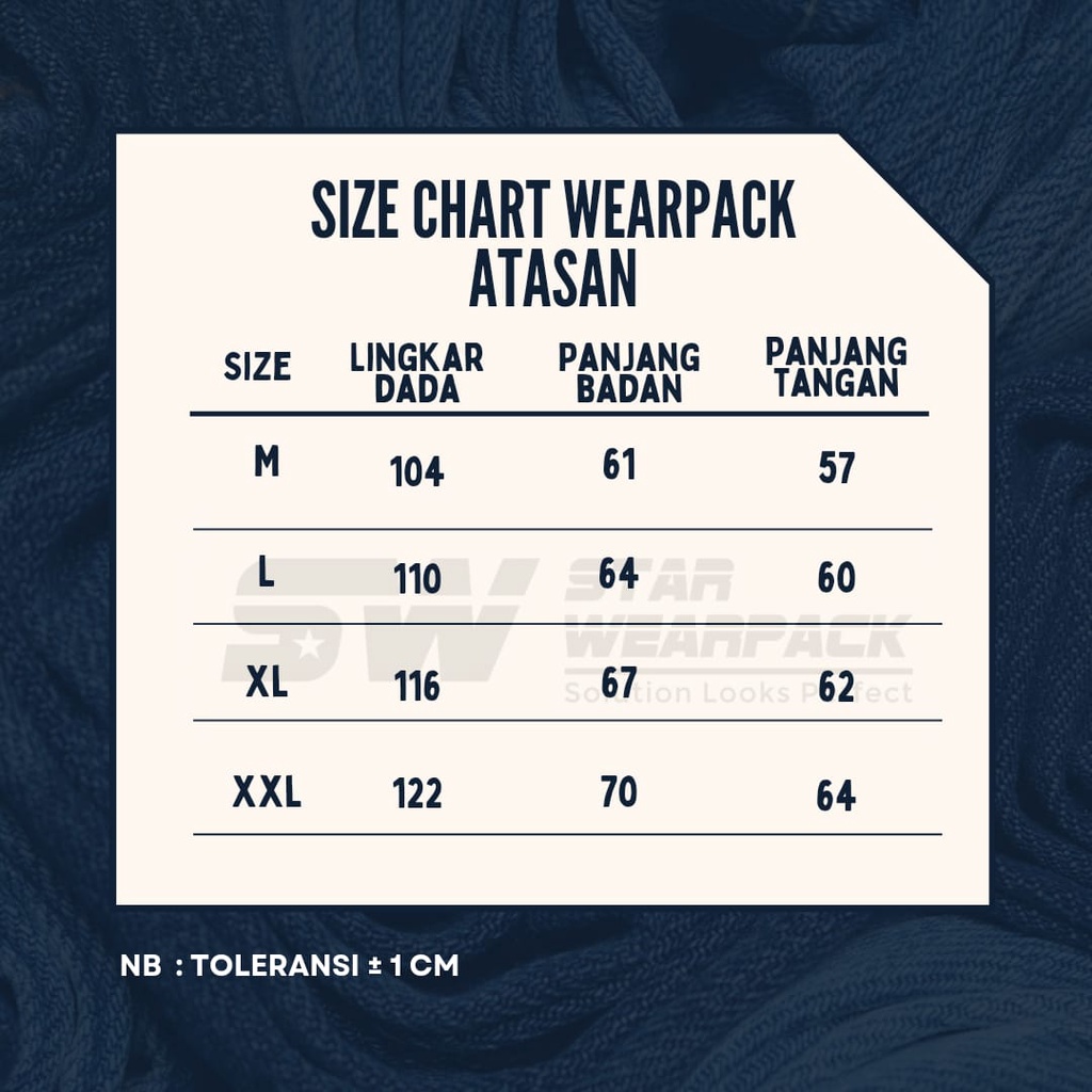 Star Wearpack - Baju Wearpack Seragam Kerja Model Resleting Warna Merah Kombinasi Abu