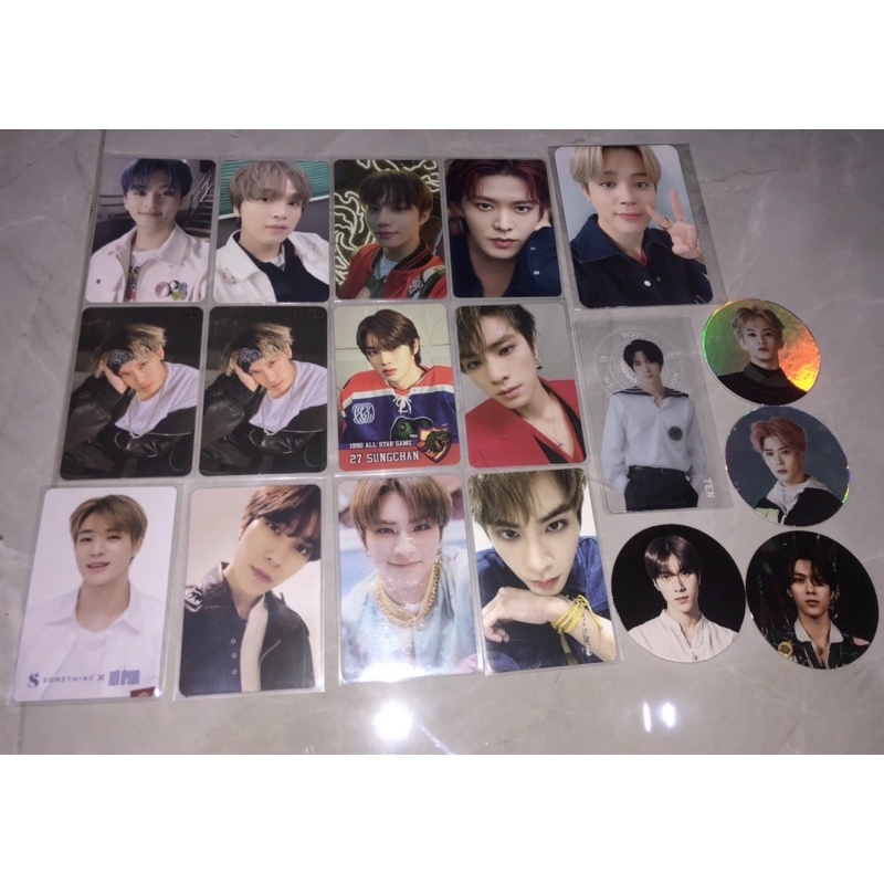 Photocard nct wayv mark haechan hotsauce jewel jungwoo t ver yuta dicon ten 90s love luggage sungcha