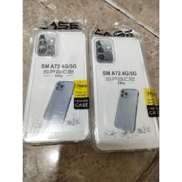Softcase Samsung A72 4G Samsung a72 5G Silikon Casing Case Bening Transparan Pelindung Pro Camera