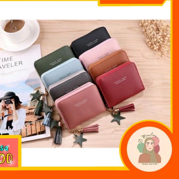 ゟ Dompet Korea Wanita Simpel Simple || Dompet Forever Young Lipat || Dompet Mini Kecil ㍻