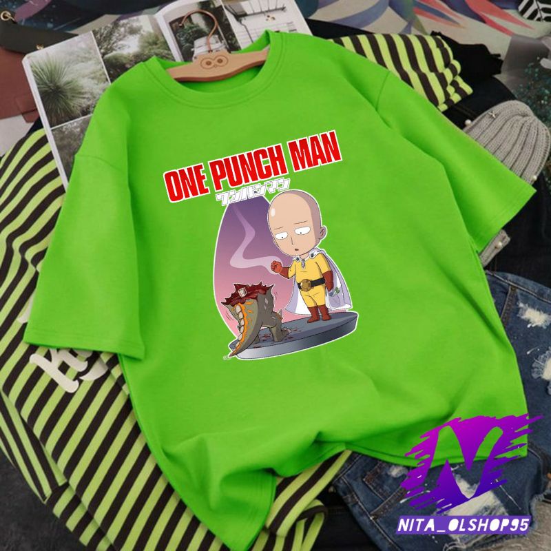 baju anak kaos anak one punch man saitama