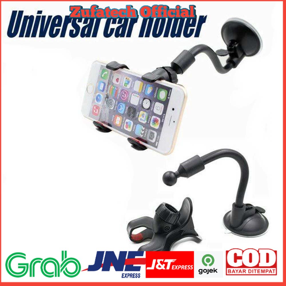 Lazypod Car Mount Holder for Smartphone - WF-356 - Black