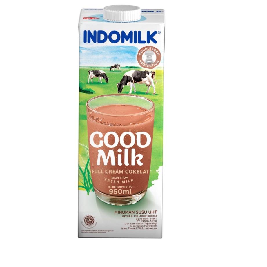 

☄ Indomilk Cokelat UHT 950 ml ォ