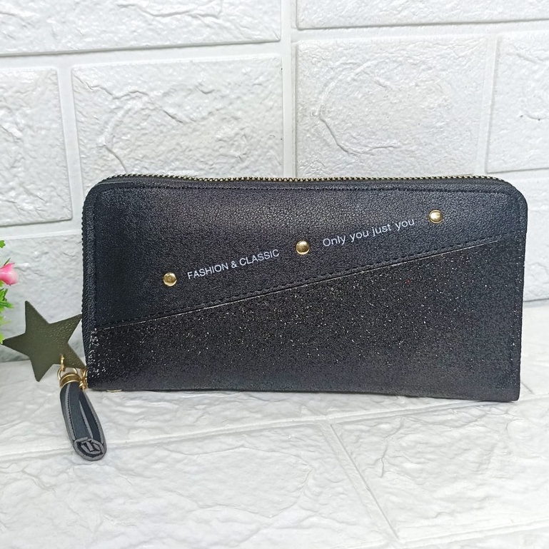 AND / COD / Dompet Panjang Wanita Import Dompet Wanita Murah Zipper Dompet Perempuan Fashion Cantik Dompet Cewek Kekinian D82
