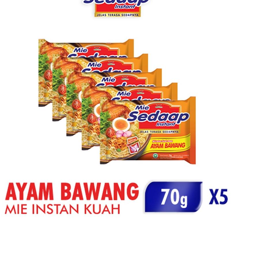 

コ Mie Sedaap Ayam Bawang 70gr x5 ㅏ