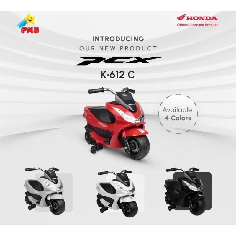 Motor aki anak PMB K611C K612C K615C model sepeda PCX scoopy Nmax & CBR 150R listrik cas an Free