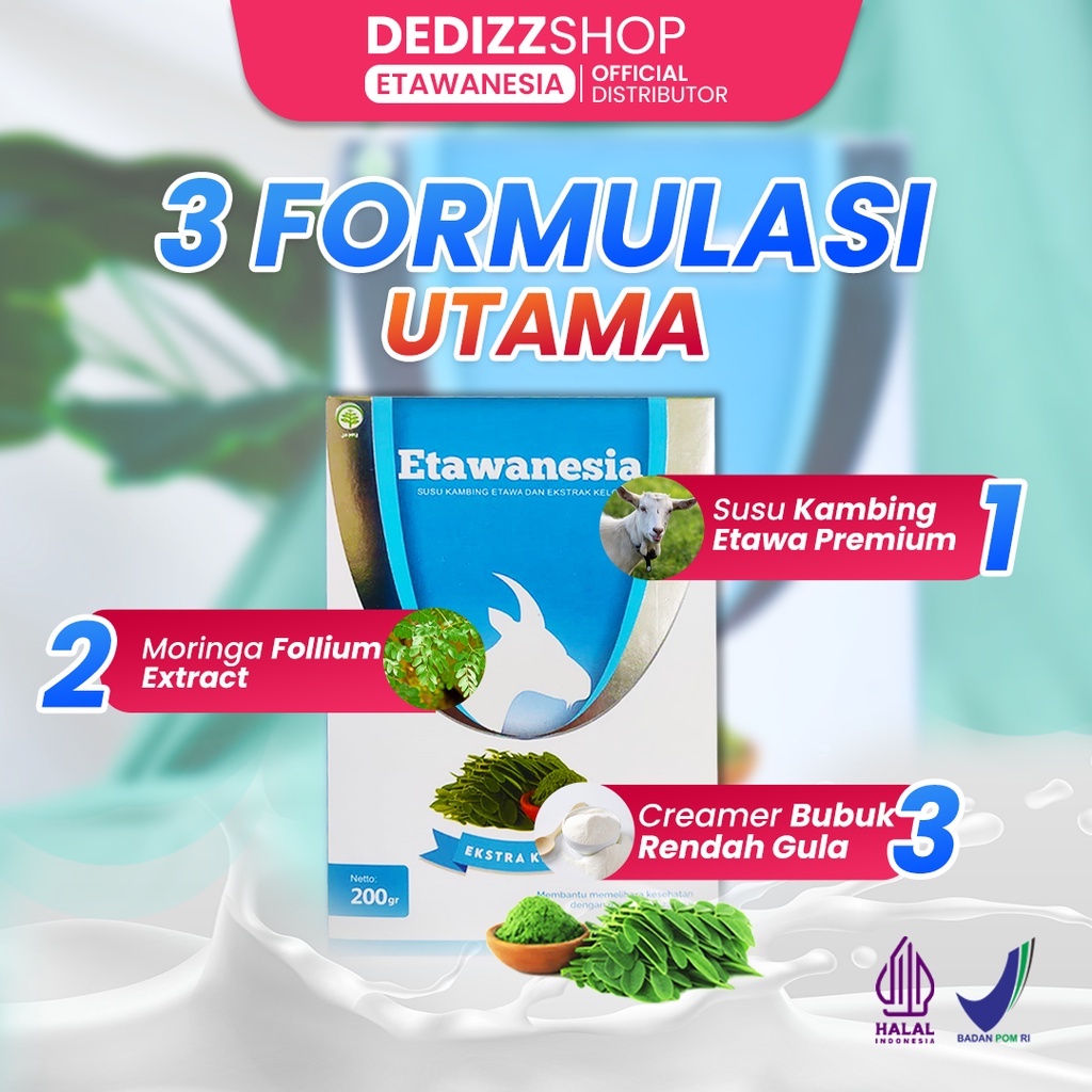 ETAWANESIA - SUSU KAMBING ETAWA PLATINUM BANTU ATASI PERNAFASAN SENDI TULANG OTOT DAN DAYA TAHAN TUBUH