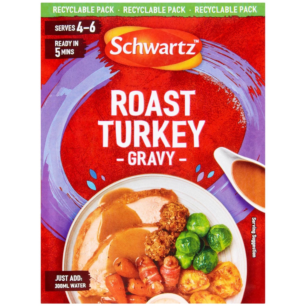Jual Schwartz Roast Turkey Gravy Mix Bumbu Saus Instant Gravy Ayam Kalkun Import Shopee Indonesia