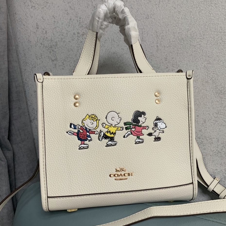 [Instant/Same Day]coach original CE851 850  849 Snoopy Tote bag shoulder bag messenger bag handbag  851 ttb
