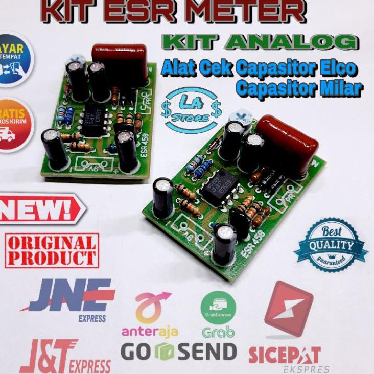 Lebih Puas KIT ESR METER JRC 4558D ALAT CEK ELCO TERMURAH
