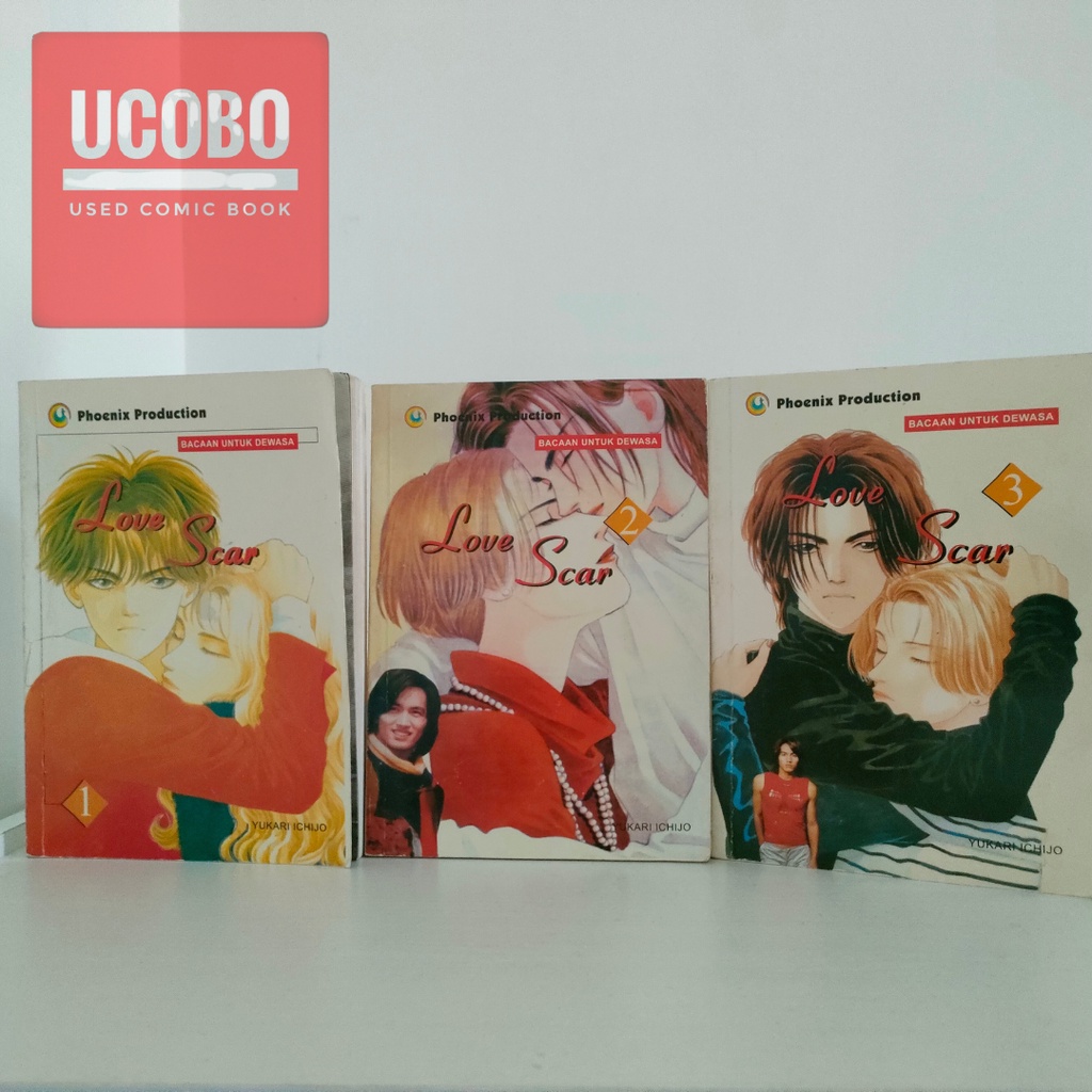 manga romance dewasa complete "Love Scar" set (Vol 1 sampai Vol 3)