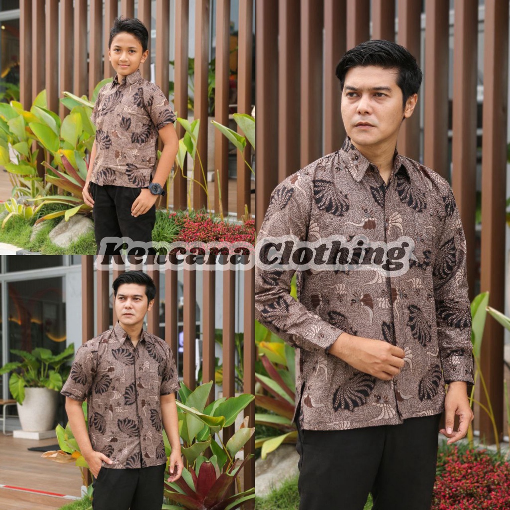 TERBARU Couple sweet || couple batik ayah dan anak cowok BATIK KERANG