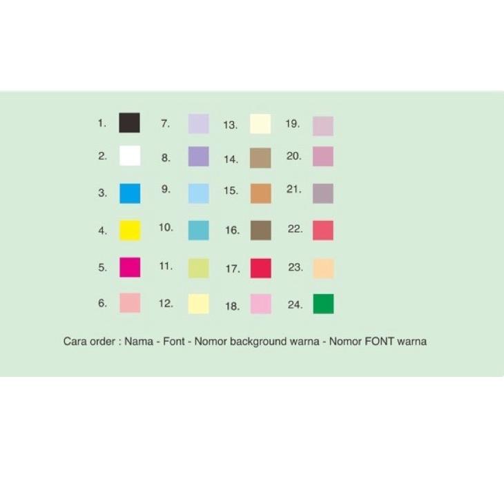 

0GF✾ Stiker Label Nama Waterproof ISI UP TO 50 pcs/set INSTAN Barang Laris