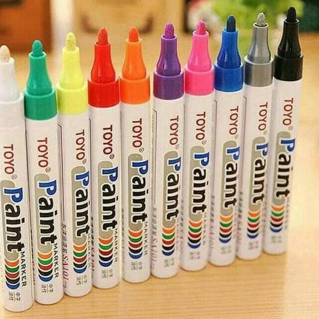 

㊘ Spidol Ban Toyo Sa101 Original Import Tire Paint Maker Fix Pen Pro ⇲