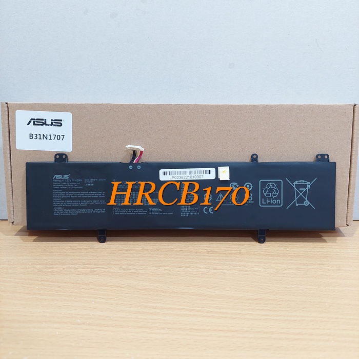 Baterai Laptop Asus Vivobook S14 S410Ua S410Un S410Uq S410Unf - B31N1707 -HRCB