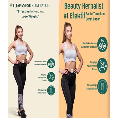 Burn Up Japanese Slim Patch Beauty Herbalist Slim Herbalist Patch Detox Slim Original 10pcs