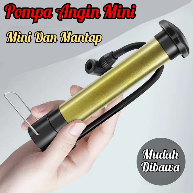 POMPA ANGIN MINI PORTABLE / POMPA ANGIN BAN SEPEDA BALON BOLA  KASUR MULTIGUNA