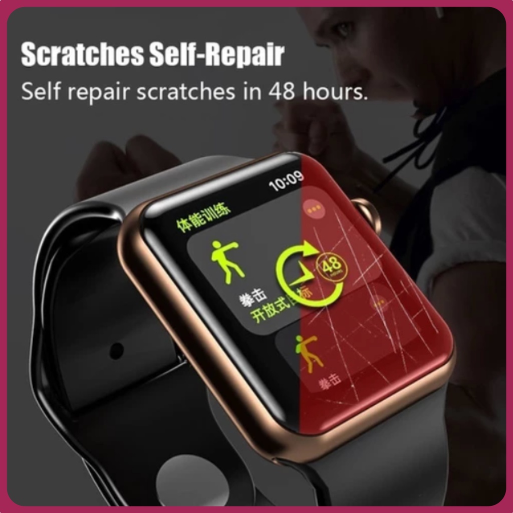 Hydrogel anti gores for iwatch 38mm 40mm 42mm 44mm 41mm 45mm 49mm tempered glass series 1 2 3 4 5 6 7 8 9 ULTRA SE screen guard