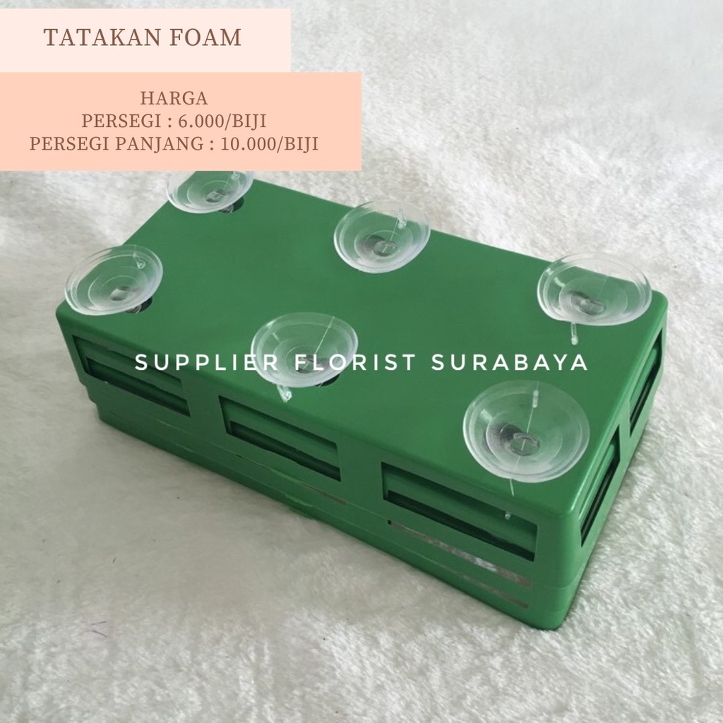 TATAKAN FOAM TERMASUK COP COP AN, TATAKAN GABUS BUNGA UNTUK DI MOBIL / MEJA DLL, FLORAL TRAY PAD / TATAKAN DEKORASI BUNGA MOBIL PERNIKAHAN / TATAKAN COP COP AN DI MOBIL