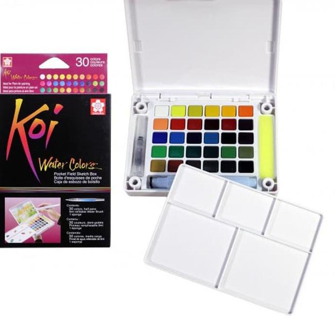 

✄✄ Sakura Koi Watercolors Water Color Cat Air 12 18 24 30 36 48 72 Warna Colors Watercolor Colours