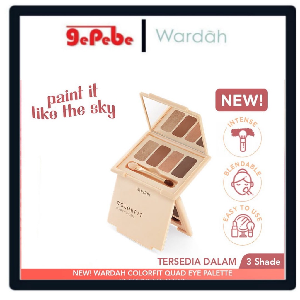 Wardah Colorfit Quad Eye Palette