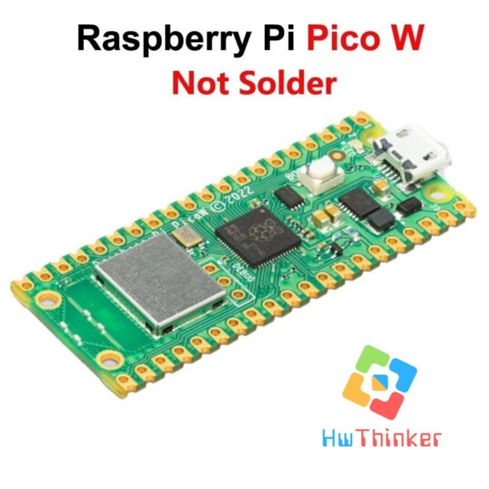 Raspberry Pi Pico-W PicoW RP2040 WIFI ARM Board MicroPython - PICO-W