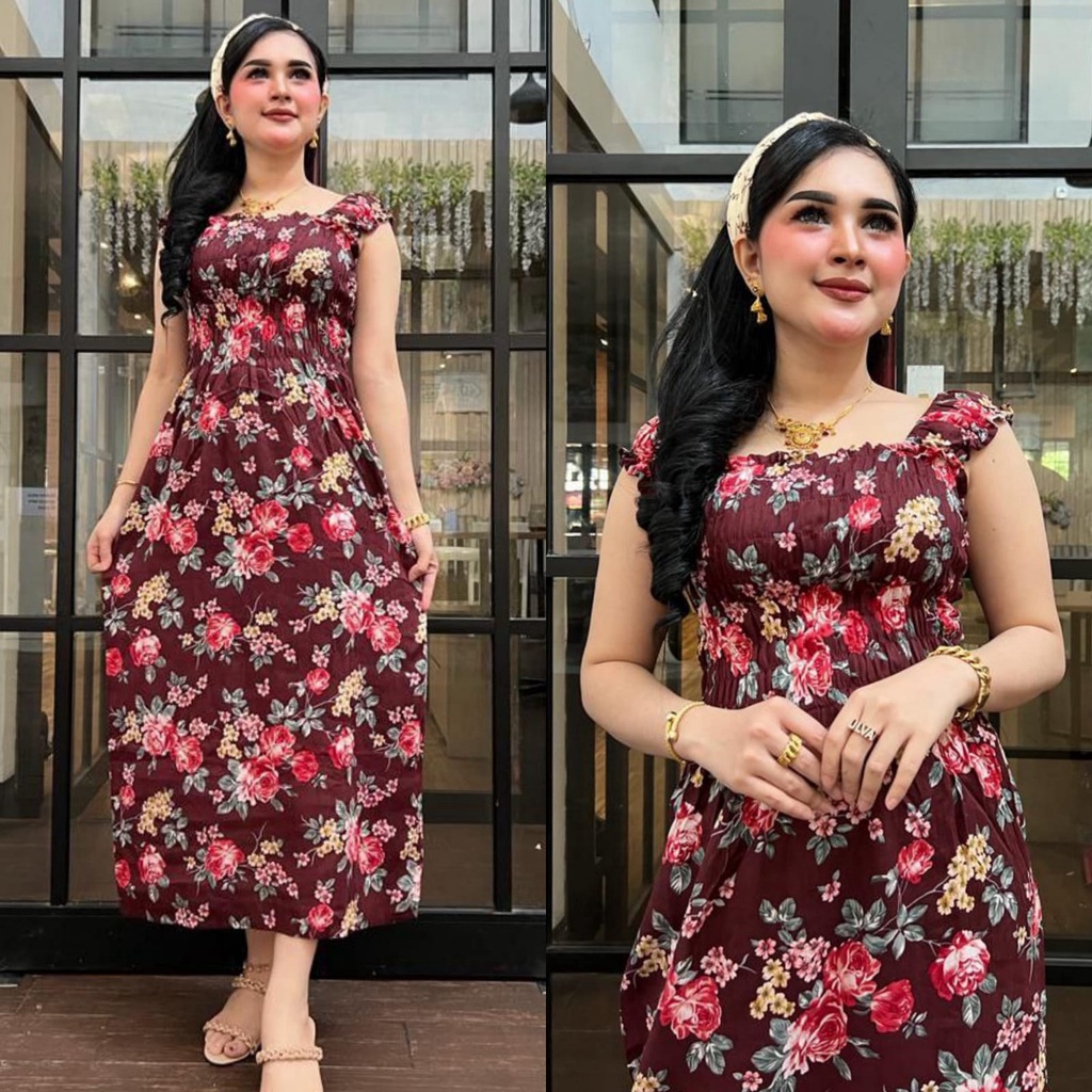 DRESS KERUT BALI PANJANG