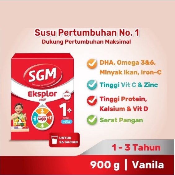SGM Eksplor 1 + Vanila 900 Gr Box 400 600 1000 1 Kg 900Gr Vanilla