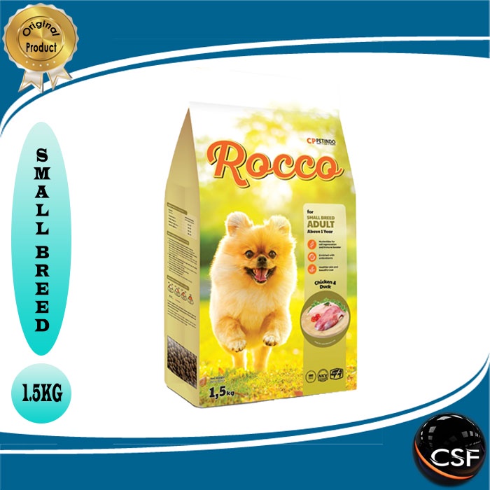 Makanan anjing kering Rocco Dog Food 1,5 Kg All Variant