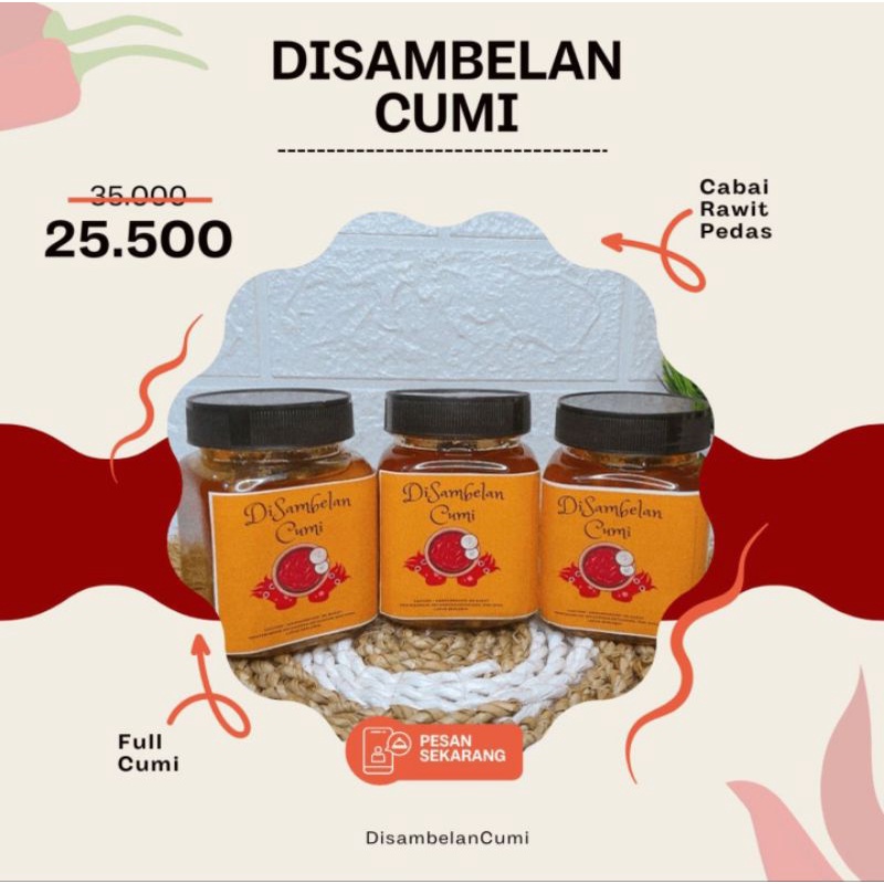 

Disambelan Cumi | Sambal Cumi Kemasan Botol 200ml | Full Cumi | Level Seuhaaahh