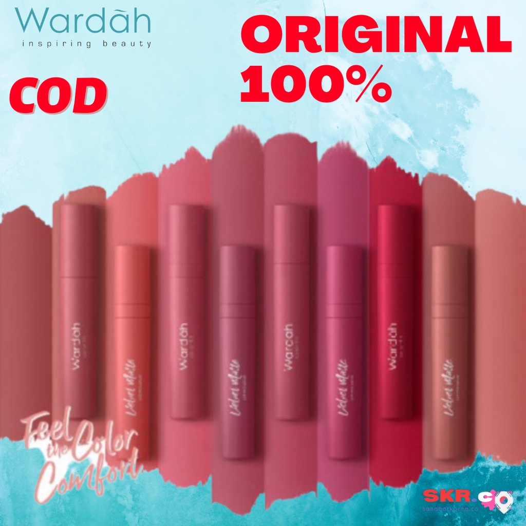 (100% ORIGINAL) WARDAH COLORFIT VELVET MATTE LIP MOUSE,WARDAH VELVET MATTE LIP MOUSE,WARDAH VELVET M