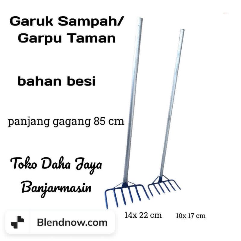 Jual Garpu Garuk Sampah Besi Cm Gagang Besi Shopee Indonesia