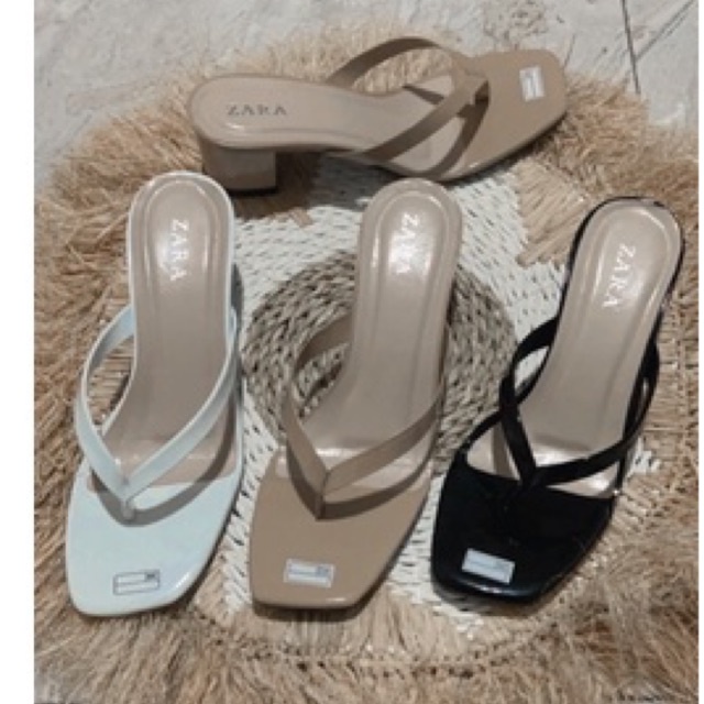 PROMO.Termurah.8.8.Sandal Heels Jepit andin premium 5cm