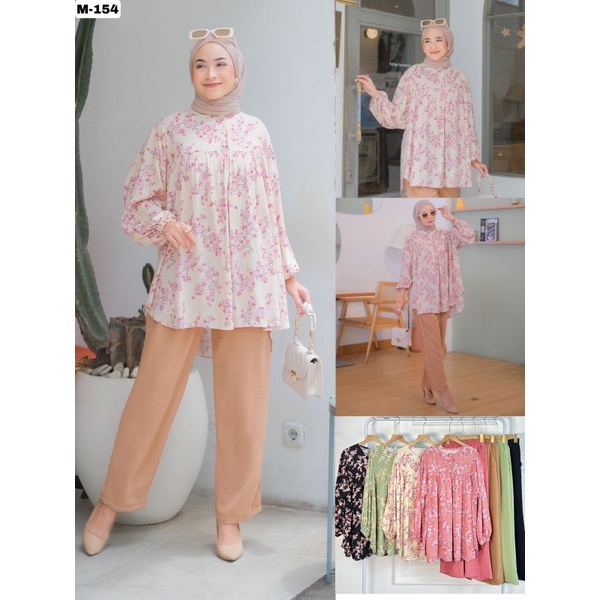 SETELAN RAYON MOTIF SAKURA / SETELAN MAYAFI