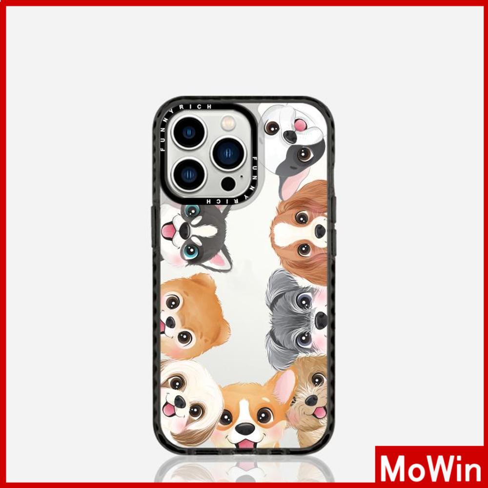 For iPhone 14 Pro Max iPhone Case Thick Soft Case Clear Case Shockproof Protection Camera Cute Puppy Compatible For iPhone 13 Pro Max iPhone 12 Pro Max 11 7Plus 8Plus 6Plus XR xs