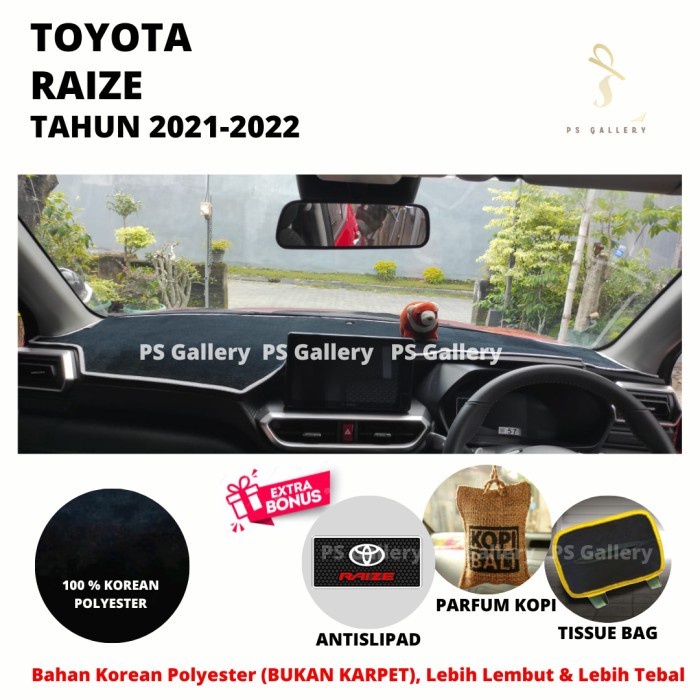 Aksesoris Premium Alas Cover Dashboard Mobil Raize
