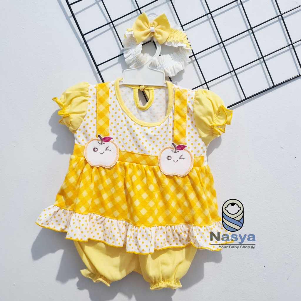 [A-009] NEW !! Setelan Baju Bayi 0-6 Bulan (GRATIS Bandana) / Baju Anak Bayi Perempuan motif animal