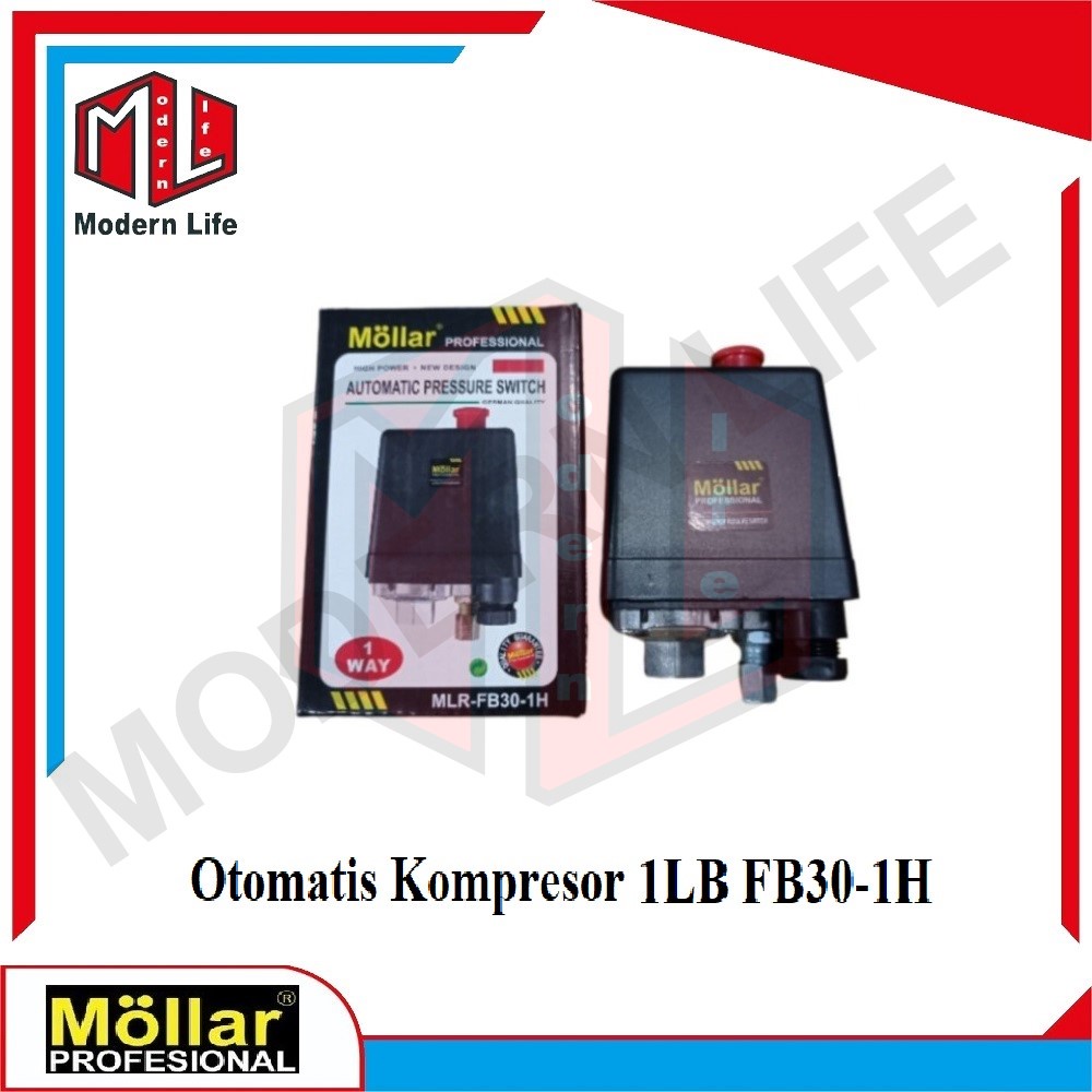 MOLLAR FB30-1H Otomatis Kompresor Pressure Switch 1 Lubang 1/4&quot;inch