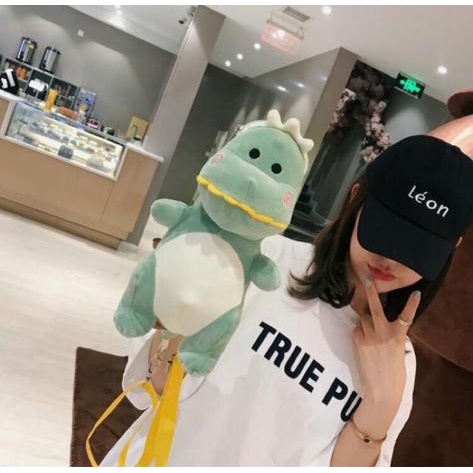 GGS TAS DINOSAURUS Boneka SELEMPANG Kartun BAHAN PLUSH Bag TAS DINO Jepang Korea Hadiah LUCU WANITA CEWEK TAS SLEMPANG DINO GAYA  KOREAN