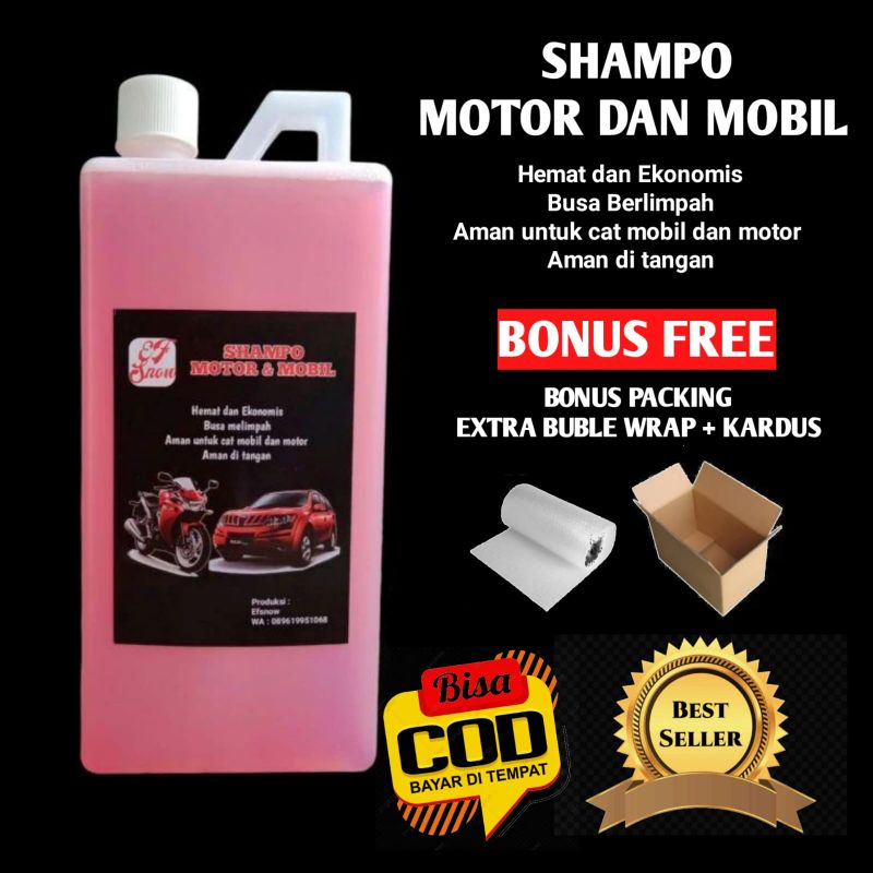 Shampo motor dan mobil / Shampo steam