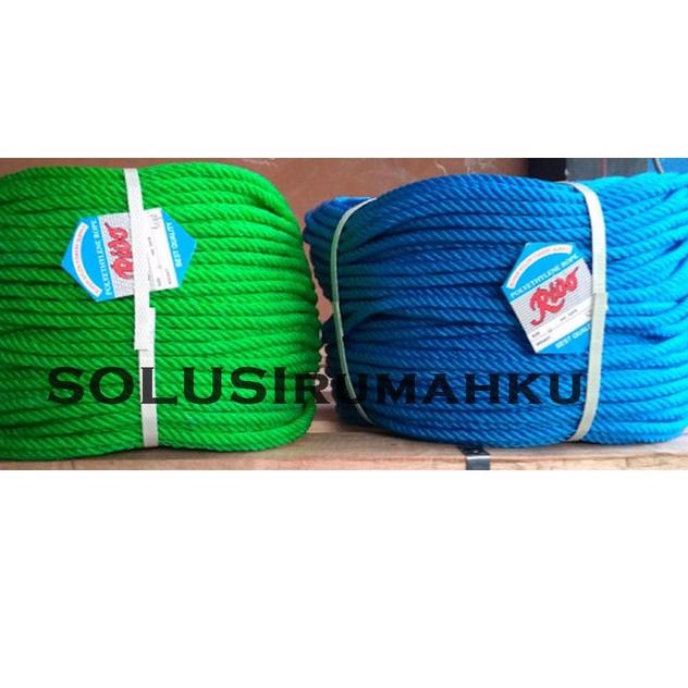 

KODE-RT16 Tali Tambang Plastik 5mm 1 KG 1 RIDO Flexible Lentur SATU Kilogram Motif Terkini