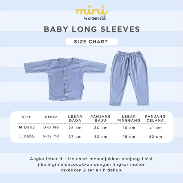 Ardenleon MINI Series Baby Long Sleeves | Green &amp; Blue