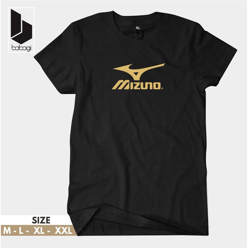 Kaos Mizuno Kaos Oblong - Baju Voli -Tshirt Distro Pria Wanita