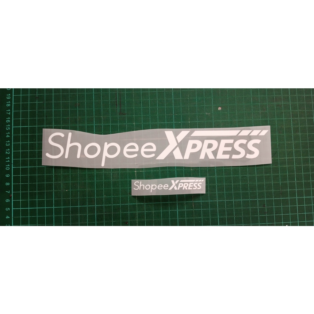 Sablon Strika Logo Shopee Food Shopee Xpress Polyflex