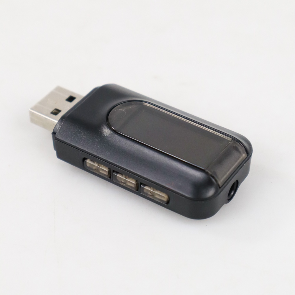 OLLIVAN USB Audio Bluetooth 5.0 Receiver Transmitter LCD Display Adapter - T11 - Black