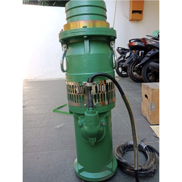 MAXPUMP QY200-10.5.5 POMPA CELUP TAMBAK UDANG Outlet 6inch Submersible Water Pump Udang 10meter 3Phase 380Volt