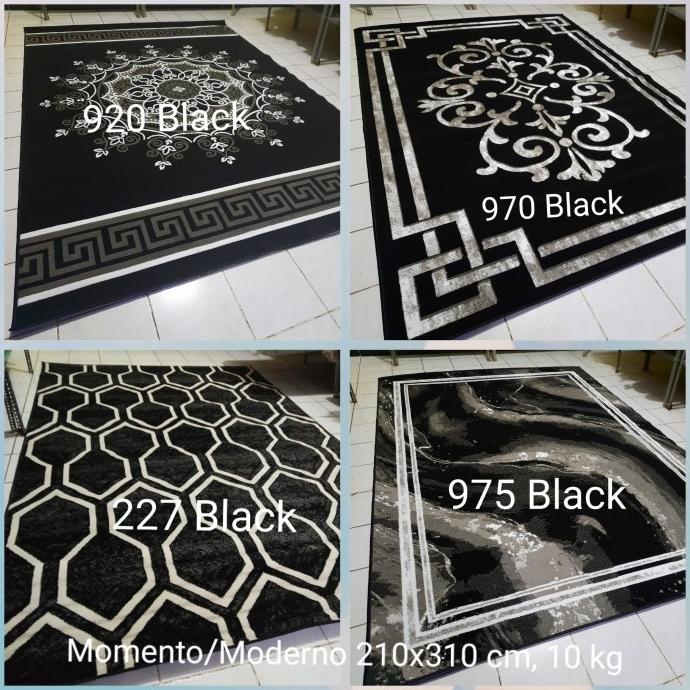 Promo Karpet Jumbo Grey Abu-abu Momento 210x310 cm