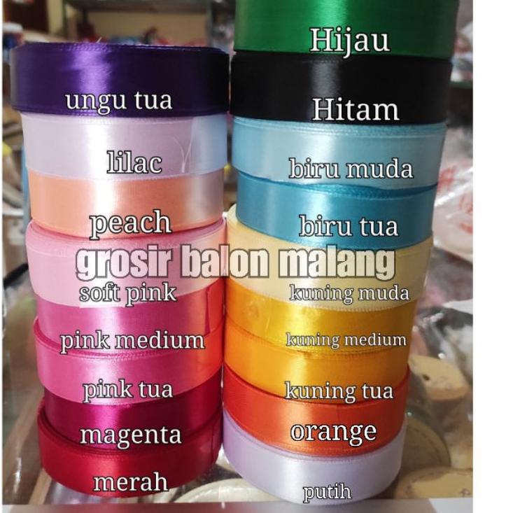 

ヿ pita SATIN kain pita kado hias buket balon pvc 3/4inch 2cm 25yard ブ